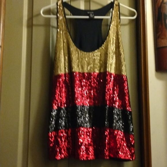 Nwot DKNY jeans sparkle tank top